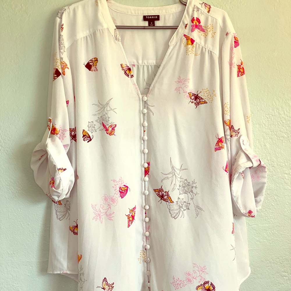 Torrid Georgette Blouse